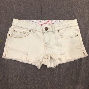 O'Neill - Distressed Denim Shorts Size 1