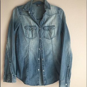 Blue Chambray button down