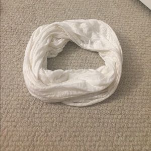 White Infiniti scarf