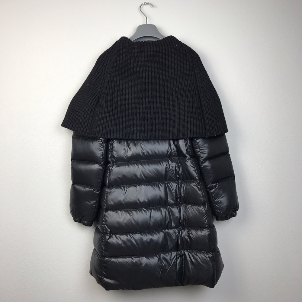 Prada Black Nylon Puffer Parka Coat Down Jacket - Picture 2 of 7