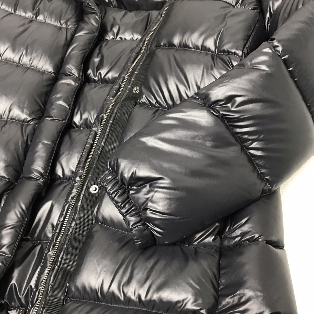 Prada Black Nylon Puffer Parka Coat Down Jacket - Picture 5 of 7