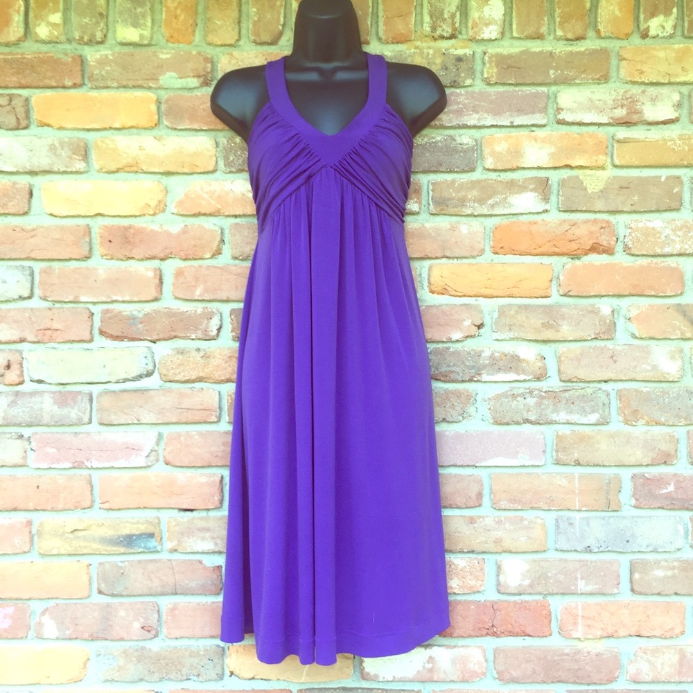 💜Plum Colored A-Line Dress by Marvin Richards💜