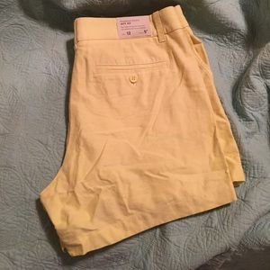J.Crew Power Yellow Shorts