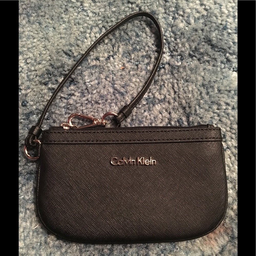 NWOT Black Calvin Klein Wristlet