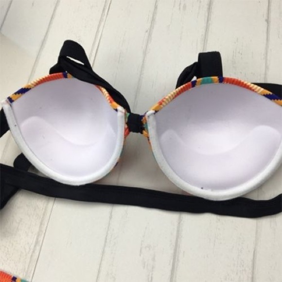 Aztec Print High Waist 2pc Bikini Set - Picture 3 of 6