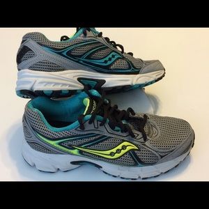 Saucony GridCohesion7 Gray Athletic Women's Size 8