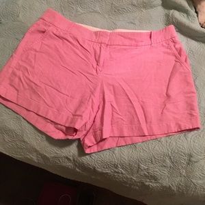 Pink J.Crew Shorts
