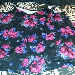 Floral Crochet Trim Cami Top