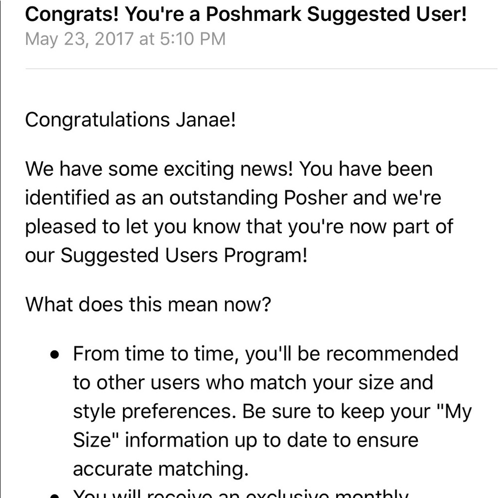 🎉I'm a SUGGESTED USER! 🎉