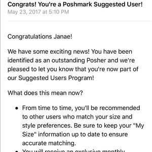 🎉I'm a SUGGESTED USER! 🎉