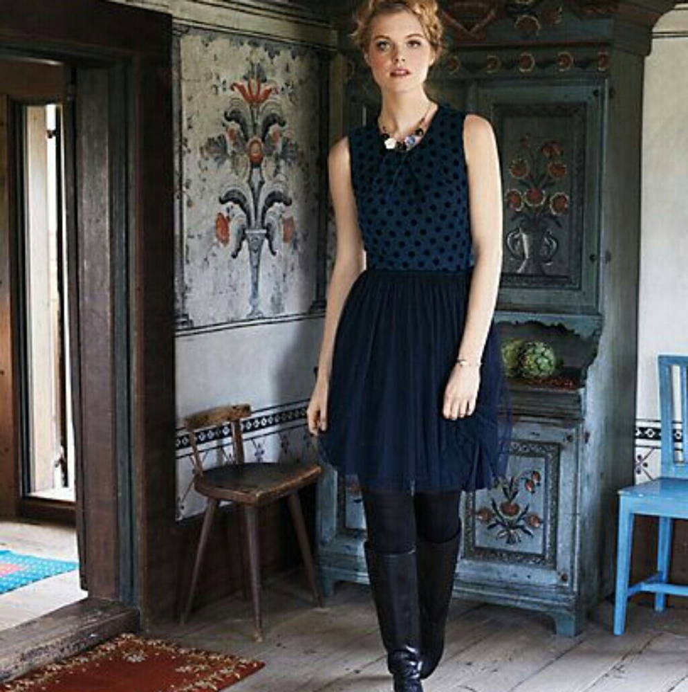 Anthropologie Sasonger Tulle dress