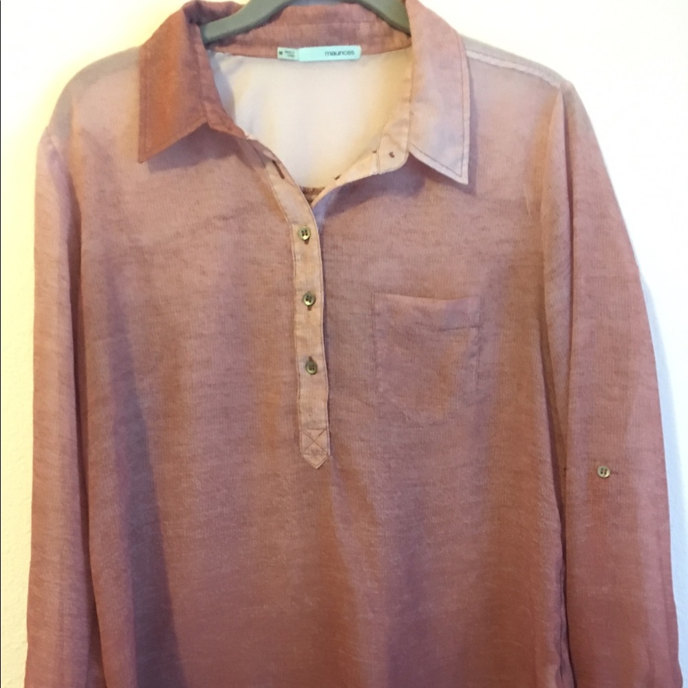 Maurice's Long Sleeve Blouse
