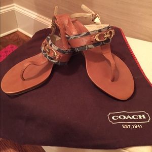 Authentic Coach sandals