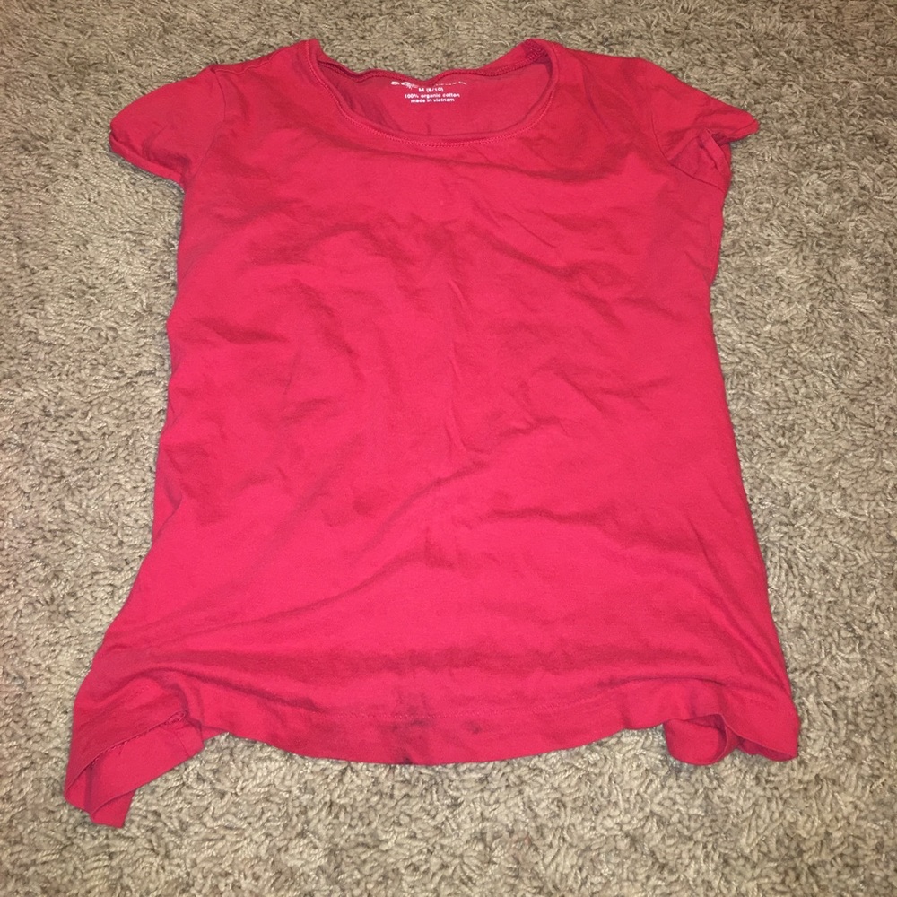 plain red , super comfy, teeshirt