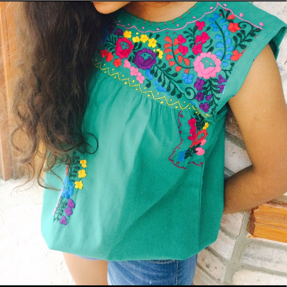 Mexican Blouse - hand embroidered