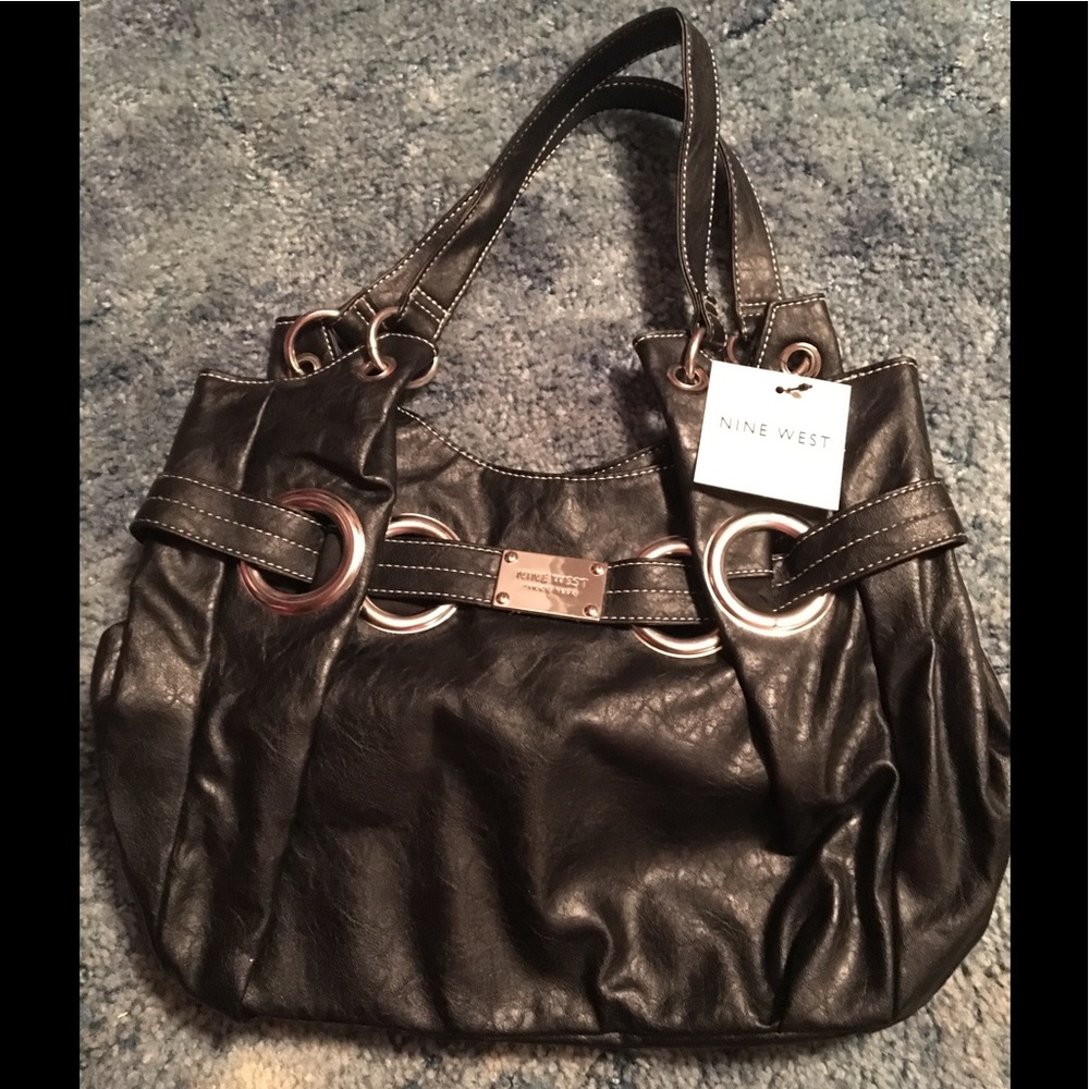 NWT Black Nine West Purse