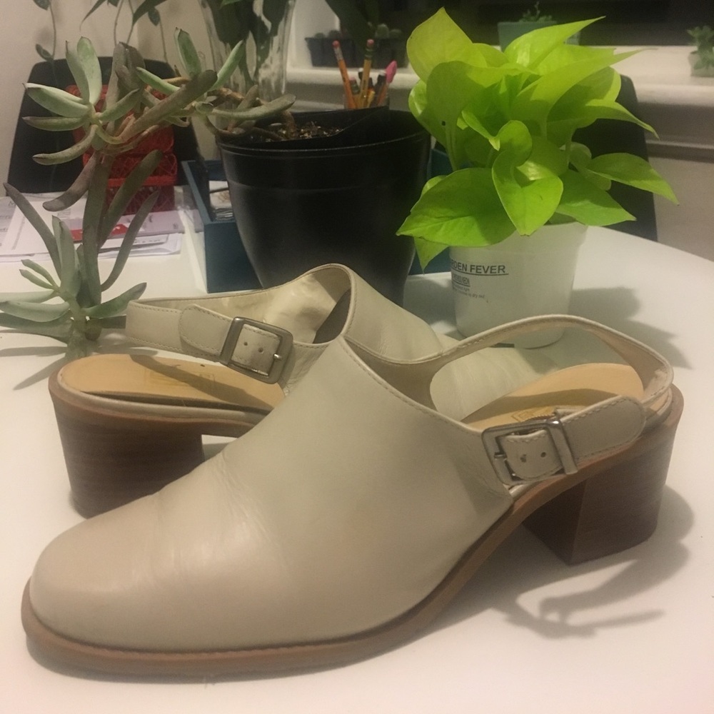 KB & Company leather mules