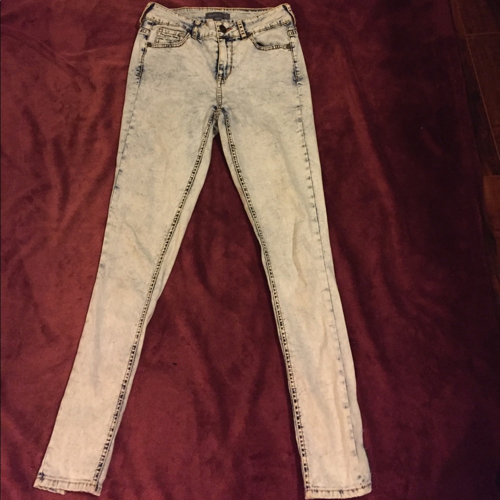 Trendy Kendal&Kylie acid washed skinny jeans