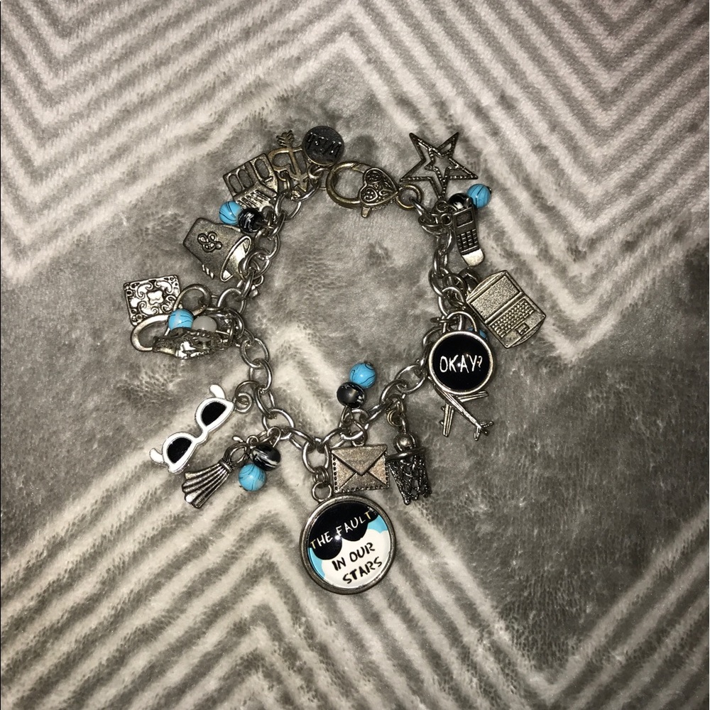 The Fault In Our Stars charm bracelet