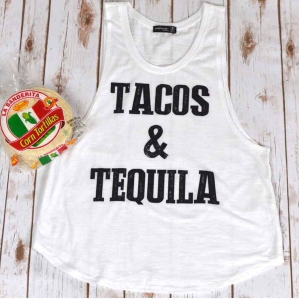 🔴FINAL PRICE🔴 Tacos & Tequila Tank - Picture 2 of 4
