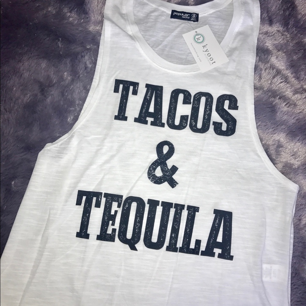 🔴FINAL PRICE🔴 Tacos & Tequila Tank - Picture 4 of 4