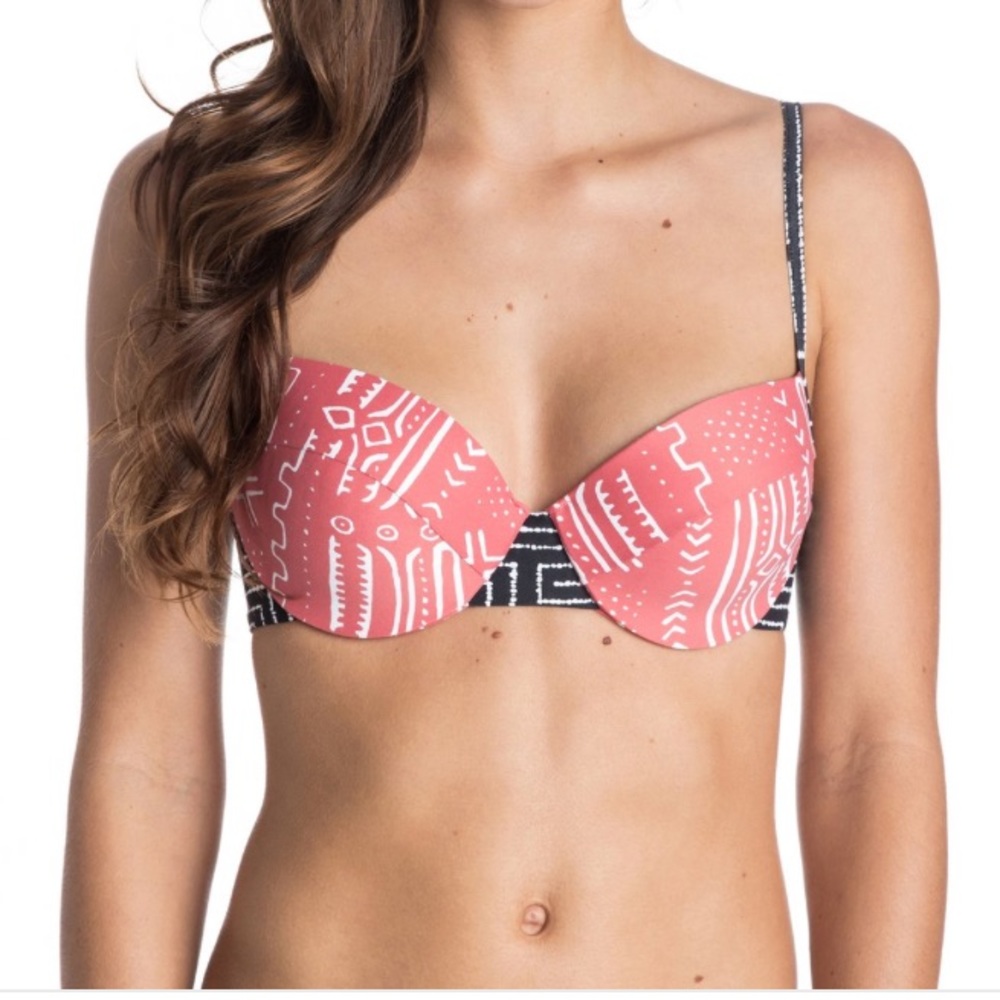 Roxy Border Line Underwire Bikini Top