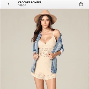 Bebe crochet romper