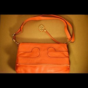 Tory Burch foldover cossbody bag EUC