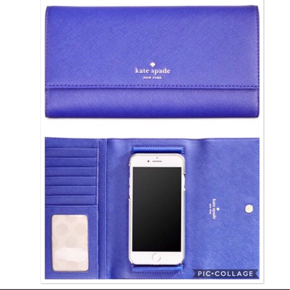 kate spade Handbags - Kate Spade leather iPhone 7 phone wallet