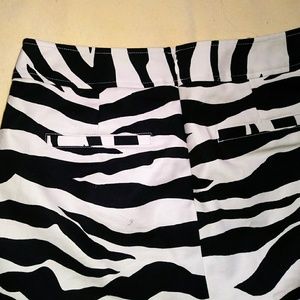 Merona stretch zebra straight skirt - size 4