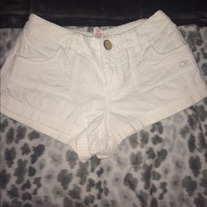 Off white OP textured shorts