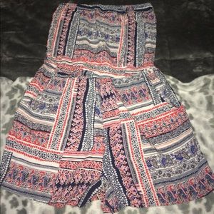 Cold shoulder romper