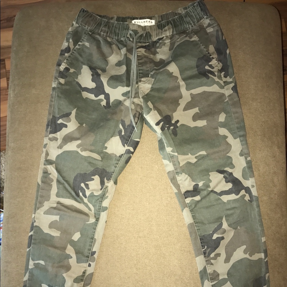 Camo jogger pants