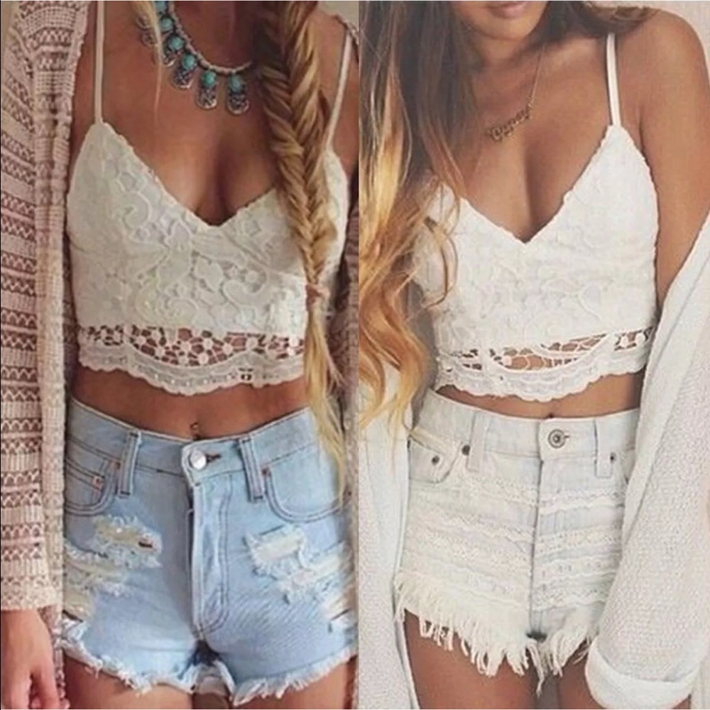 SOLD Women's Loose Summer Lace Tank