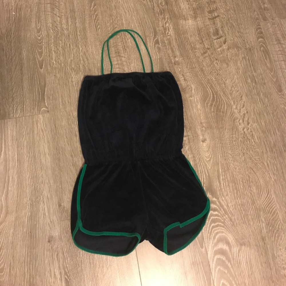 American Apparel velvet romper