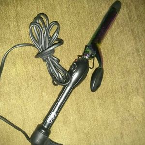 Colorful chrome 1 inch curl iron