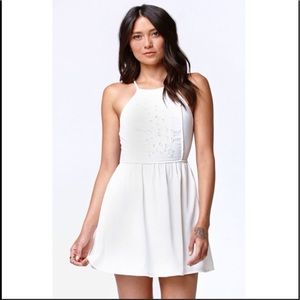 NWT Kendall & Kylie Pacsun White Dress w/ Beading