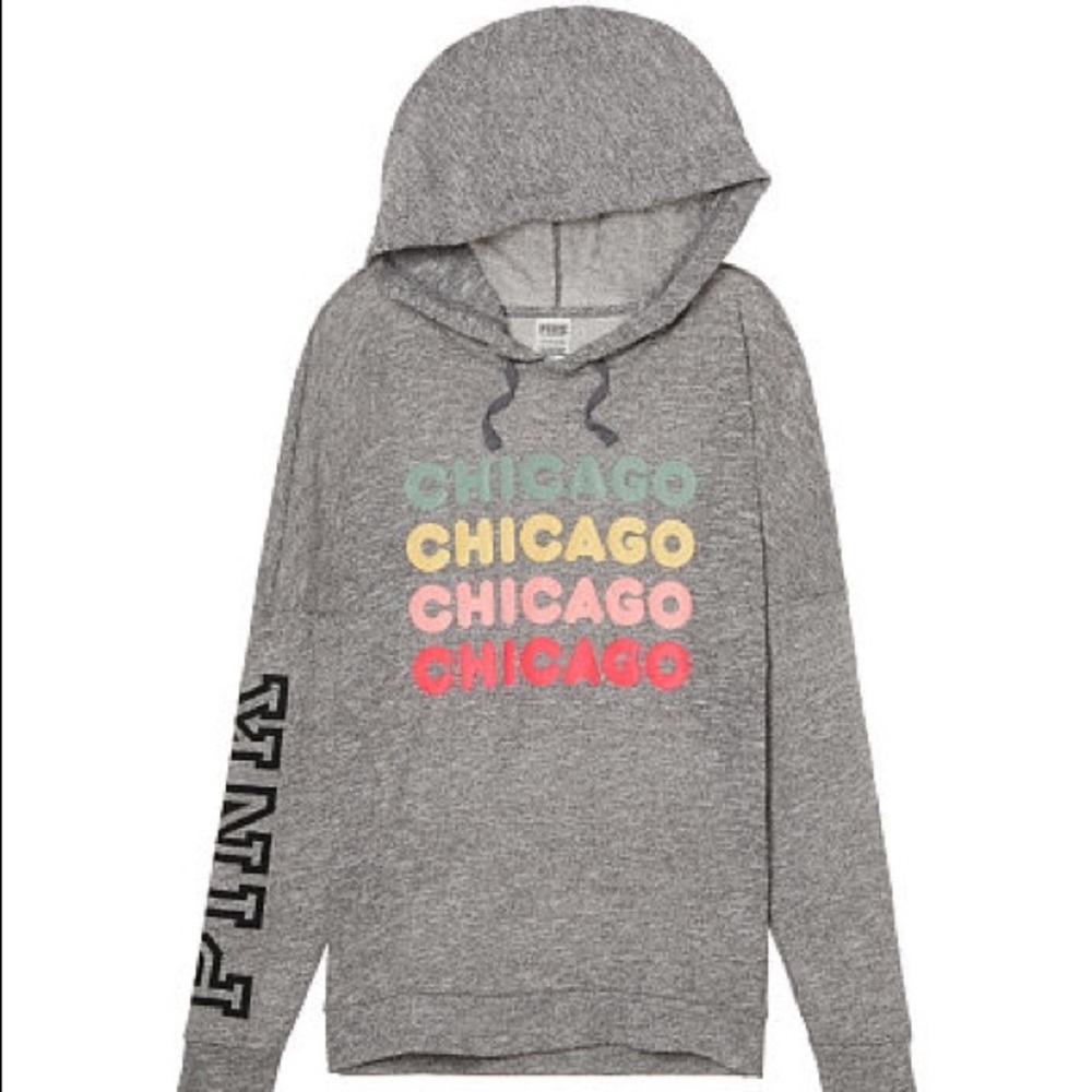 ❌SOLD❌PINK Crossover Pullover Hoodie