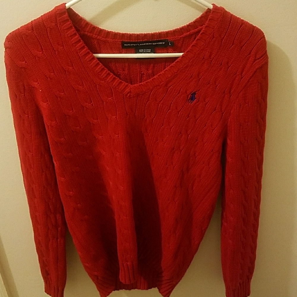 Ralph Lauren red polo shirt