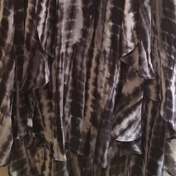 NWT H&M Tie Dye Hi Lo Skirt size 8 - Picture 2 of 4