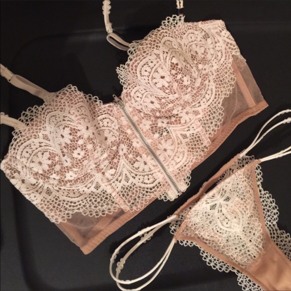 Sexy lace Victoria's Secret corset lingerie