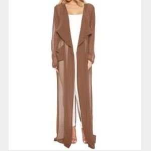 NWT Naked Wardrobe Sheer Trench