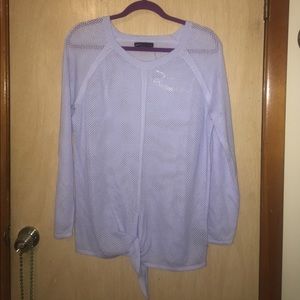 Dana Buchman soft mesh patterned sweater NWOT