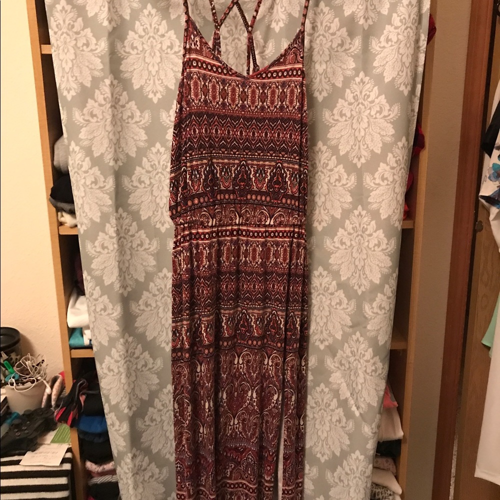 American eagle cross back maxi dress