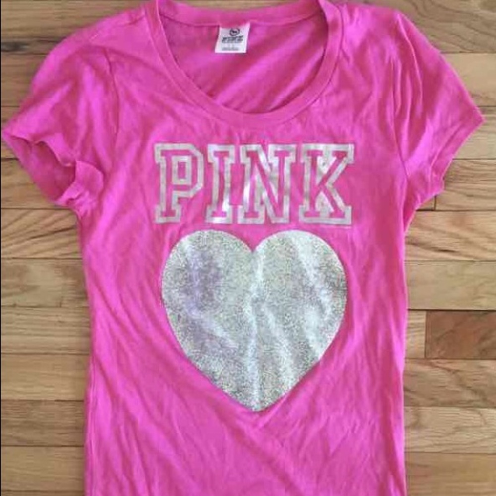 VS Pink Soft Sparkle Tee