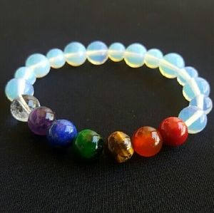 Beautiful EDC inspired neon bracelet natural stone