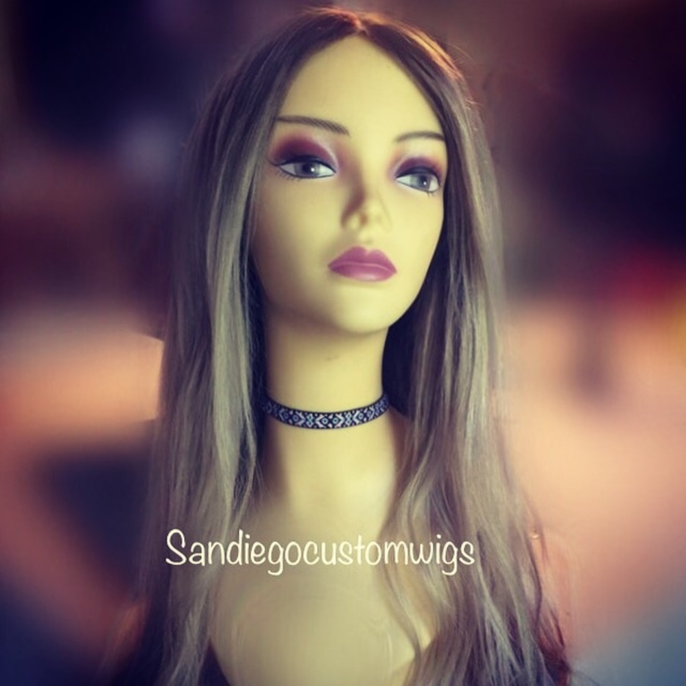 20"-24" Full Lace Balayage 4/613 100% Human Hair