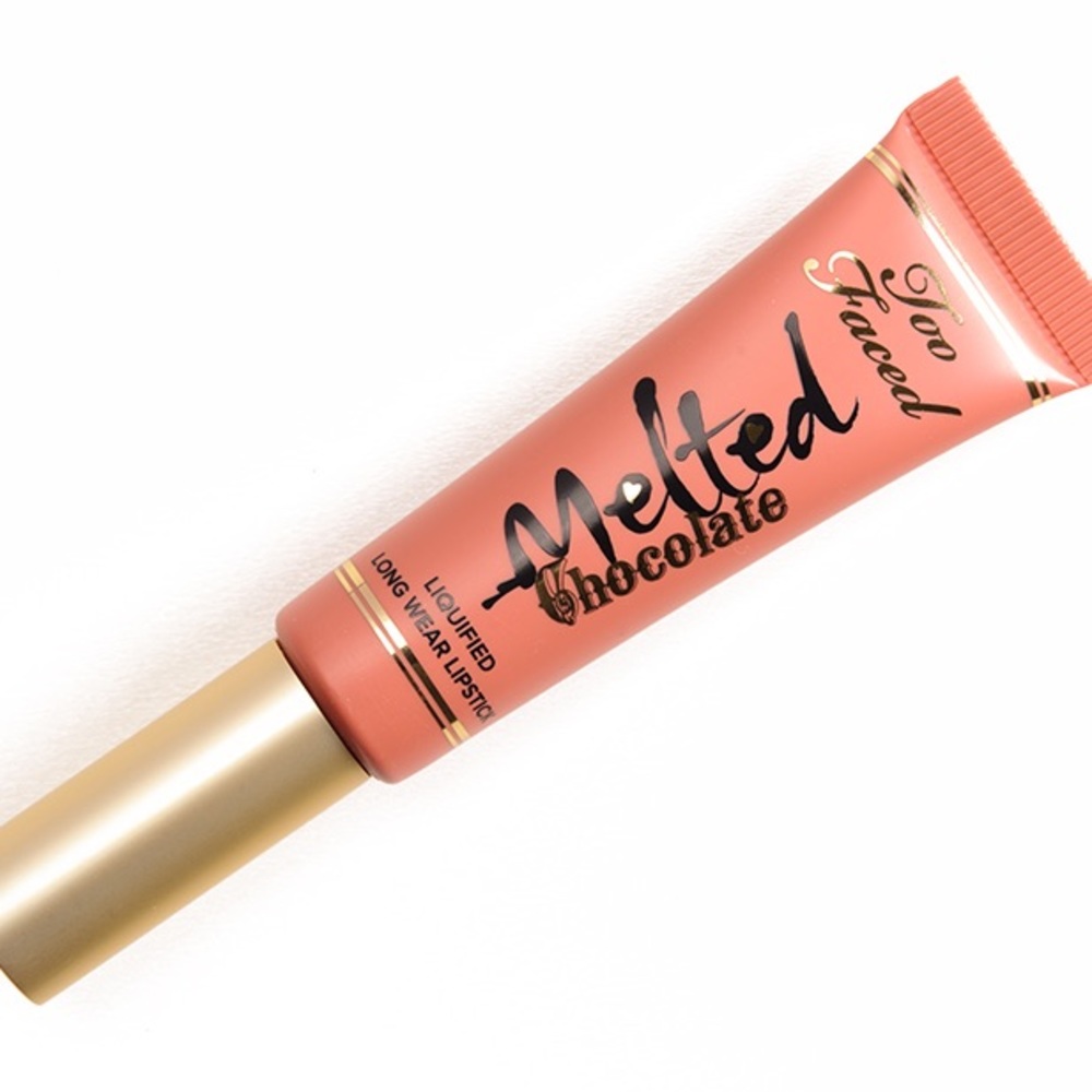 Too Faced Liquid Lipstick in chocolate milkshake