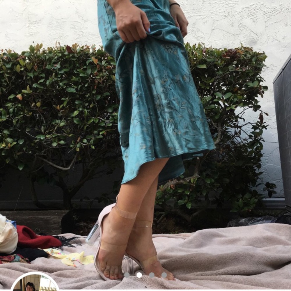 Clear Block Heels - image 5