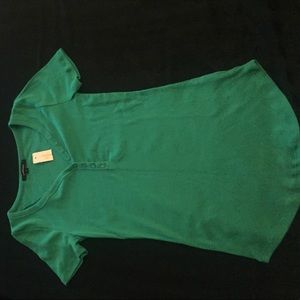 Green Shirt with Buttons